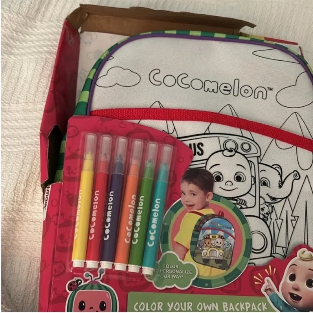 Red and Yellow Learning Toy Set with Theme  Cocomelon